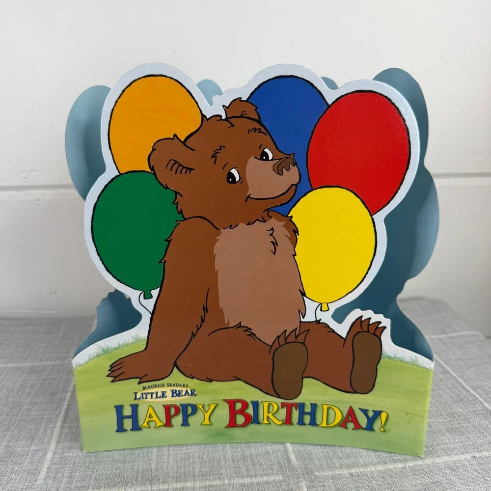 Little Bear Birthday Party Center Piece Table Topper Maurice Sendak 90s kid